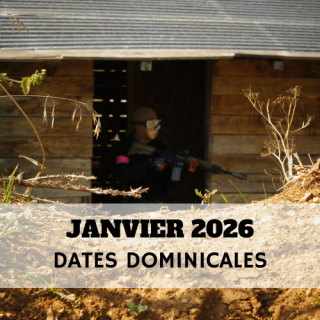 Dominicale Airsoft – Janvier 2026 | La FabriQ Airsoft Thouars Dominicale Airsoft – Janvier 2026 | La FabriQ Airsoft Thouars